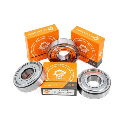 6006 Rodamiento de bolas de ranura profunda de acero cromado de fila única 30*55*13 mm con sellos 2RS ZZ RS