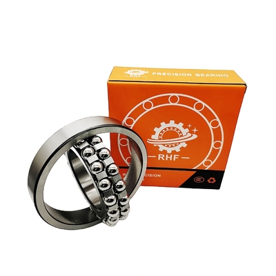Acero cromado GCr15 rodamiento de bolas autoaliniable 11204 20*47*14 mm con estructura esférica