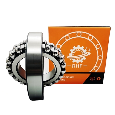 Acero cromado GCr15 rodamiento de bolas autoaliniable 11204 20*47*14 mm con estructura esférica