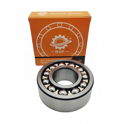 Acero cromado GCr15 rodamiento de bolas autoaliniable 11204 20*47*14 mm con estructura esférica