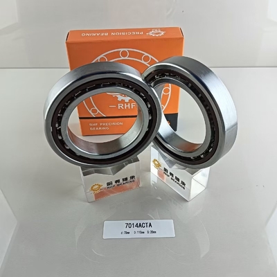 Cajera de cobre 75*115*20mm rodamiento de bola de contacto angular 7015AC para dirección de carga radial