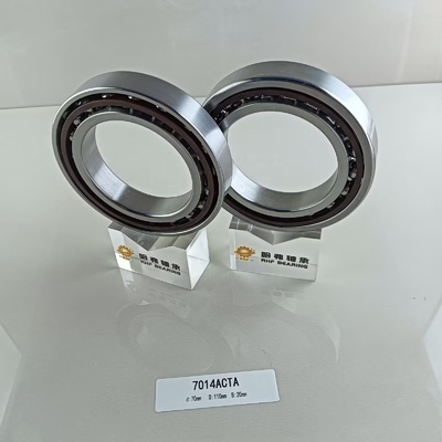 Cajera de cobre 75*115*20mm rodamiento de bola de contacto angular 7015AC para dirección de carga radial
