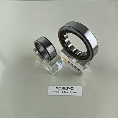NU/NJ/NF208ECP Rodamiento de rodillos cilíndricos de 40*80*18 mm para la industria farmacéutica