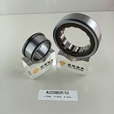 Acero cromado Gcr15 NU/NJ/NF2208ECP rodamiento cilíndrico de rodillos 40*80*23 mm para uso industrial