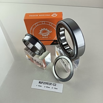 Rodamientos de rodillos cilíndricos de fila única NUP209ECP 45*85*19mm para máquinas agrícolas