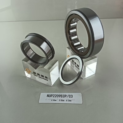 NUPF2209ECP Rodamiento de rodillos cilíndricos de 45*85*23 mm para grasa lubricante o aceite lubricado